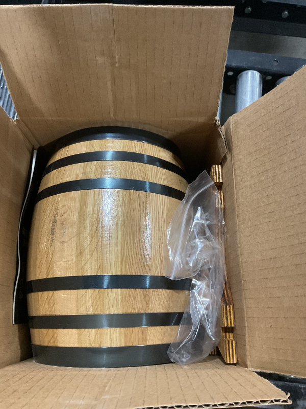 Photo 1 of 1 Handmade 2 Liter. Pre-charred Oak Barrel - Wine & Bourbon Barrel