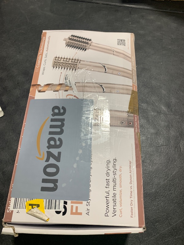 Photo 1 of Shark HD430 FlexStyle Air Styling & Drying System, Powerful Hair Dryer Brush & Multi-Styler with Auto-Wrap Curlers, Paddle Brush, Oval Brush, Concentrator Attachment, Stone