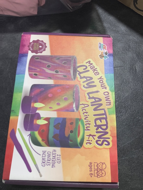 Photo 1 of Light-up Clay Lanterns Making Kit Activity for Kids & Tween Girls Ages 8-14 Year Old - Best DIY Arts & Crafts Kits Christmas Gifts - Creative Craft Toys for Preteen & Teenagers Art Projects (Lanterns)