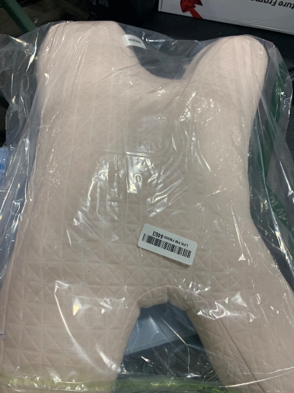 Photo 1 of vocheer Anti Wrinkle Pillow, Adjustable Beauty Pillows Provides Neck Support and Pain Relief, Skin-Friendly Down Alternative Pillow, Ergonomic Pillows Contour Design for Side Sleeper, Pink