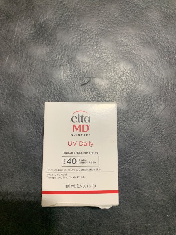 Photo 1 of EltaMD UV Daily SPF 40 Face Sunscreen Moisturizer with Zinc Oxide, Daily Face Moisturizer with SPF, Sunscreen, For Dry Skin 1.7 oz Pump