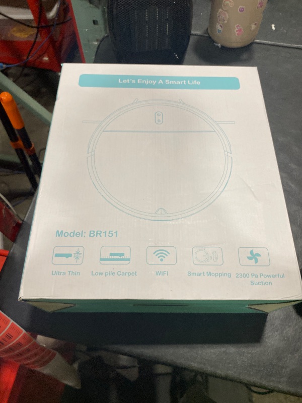 Photo 1 of Robot Vacuum and Mop Combo, 2 in 1 Robotic Vacuum Cleaner with Schedule, App/Alexa/Voice Control, Slim 2.87", Self-Charging, 2300 Pa Suction & Long Runtime, Ideal for Hard Floor, Pet Hair, Carpet