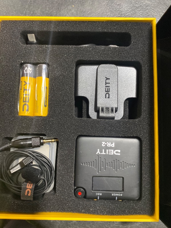 Photo 1 of Deity PR2 Pocket Recorder with Lavalier Mic,Sidus Audio APP Control,32-bit Float Professional with Timecode, US Version