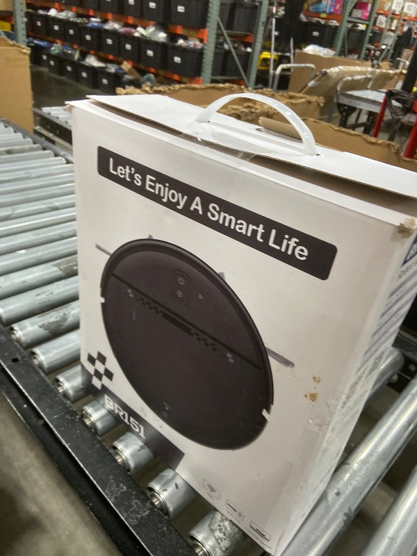 Photo 1 of Robot Vacuum and Mop Combo, 2-in-1 Mopping Robot Vacuum Cleaner with 2300Pa Suction, 2.87'' Slim Design, Wi-Fi/App/Voice Control, 3D Obstacle Avoidance&Self-Charging for Hard Floors, Carpets, Pet Hair