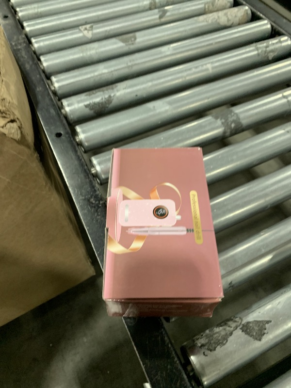 Photo 1 of Professional Nail Drill Electric File 45000RPM, Portable Rechargeable Electric Nail File with 11 Drill Bits & 50 Sanding Bands, Low Noise Nail Drill Kit for Acrylic Gel Nails, Salon & Home Use, Pink