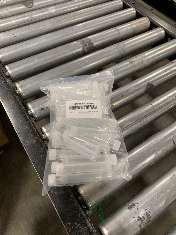 Photo 1 of BKMAMLAB 50PCS 10ml Plastic Small Vials with Screw Caps Sample Tubes Cryotubes,PP Material, Free from DNase, RNase, Human DNA