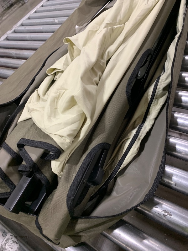 Photo 1 of missing parts --------------------Coleman Queen-Size Airbed Cot Combination, Folding Air Mattress with Steel Frame & Side Table, Battery Pump Included, Great for Camping, Lounging, Elevated Sleeping, Guests, & More