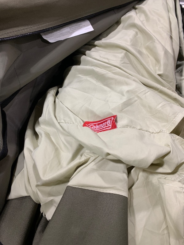 Photo 1 of missing parts --------------------Coleman Queen-Size Airbed Cot Combination, Folding Air Mattress with Steel Frame & Side Table, Battery Pump Included, Great for Camping, Lounging, Elevated Sleeping, Guests, & More