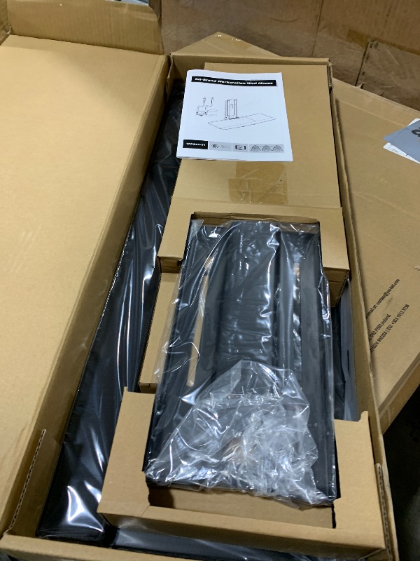 Photo 1 of PUTORSEN Monitor and Keyboard Wall Mount with CPU Holder for 32" Monitors (55 lbs Max), Keyboard Tray (4.4 lbs Load) & CPU Holder (22 lbs Capacity) - Height Adjustable, with Mouse Pad, VESA75/100