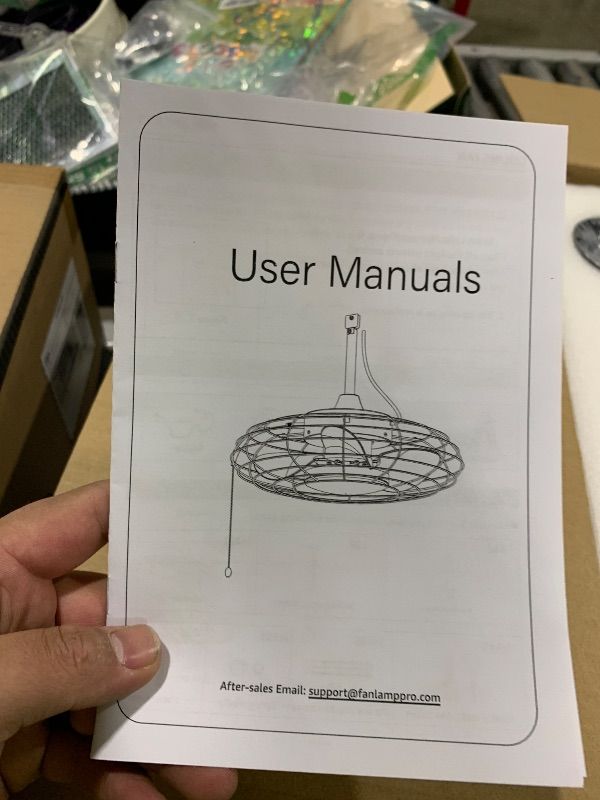 Photo 1 of ZMISHIBO Outdoor Ceiling Fans with Light for Patios, Waterproof Gazebo Fan with Remote Control Smart App,3CCT Dimmable,Plug in Caged Ceiling Fan with Pull Chain for Porch Pergola Canopy,Brown