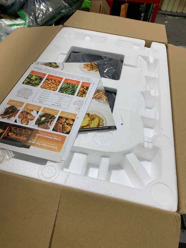 Photo 1 of Ninja Air Fryer, 8 QT DoubleStack 2-Basket, Space Saving Design, Cooks 2lb Chicken Wings, Feeds up to 6 People, 6-in1 Air Fryer, Roast, Bake & More, Easy to Clean, Dishwasher Safe Parts, Black, SL201