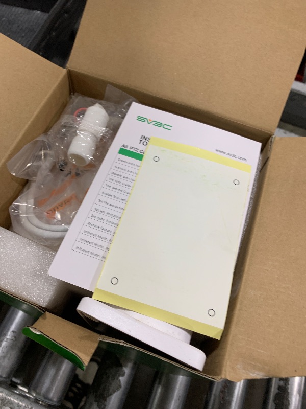 Photo 1 of SV3C 36X Zoom PTZ POE Camera Outdoor, Auto Tracking 4K ONVIF IP Wired Camera, Person Vehicle Motion Detection, Floodlight Color Night Vision, Two Way Audio, Camhipro, Preset, BlueIris, 24/7 Recording