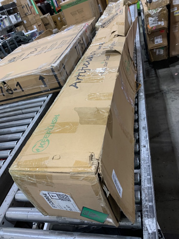 Photo 1 of Keeplush 8.5ft Tall Artificial Palm Tree for Outdoors - Triple Phoenix Palm, UV Resistant, Large Fake Silk Palm Tree - Perfect for Patio, Poolside, Home Indoor Aesthetic Decor