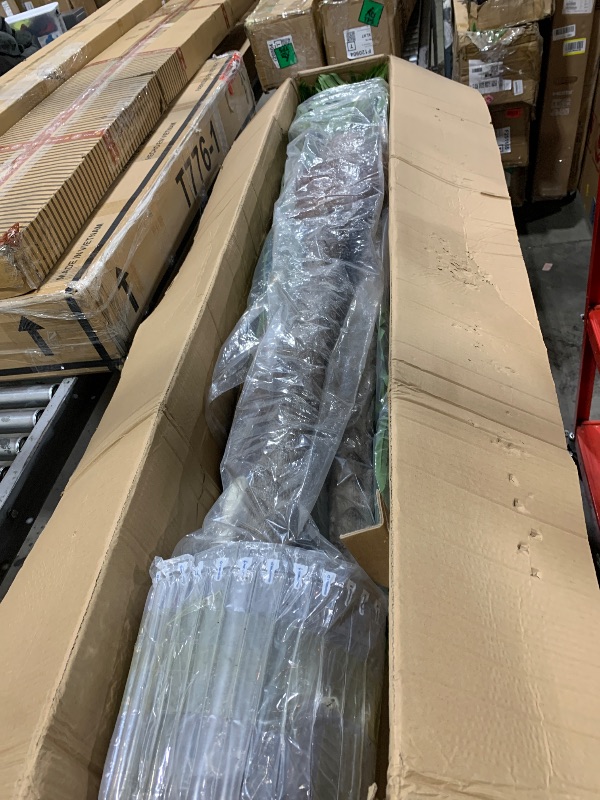 Photo 1 of Keeplush 8.5ft Tall Artificial Palm Tree for Outdoors - Triple Phoenix Palm, UV Resistant, Large Fake Silk Palm Tree - Perfect for Patio, Poolside, Home Indoor Aesthetic Decor