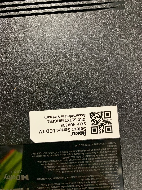 Photo 1 of Roku Smart TV 2025 – 40-Inch Select Series, 1080p Full HD TV – Roku TV with Voice Remote – Flat Screen LED Television with Wi-Fi for Streaming Live Local News, Sports, Family Entertainment