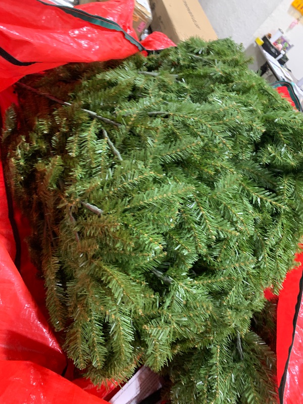 Photo 1 of National Tree Company 9 ft Unlit Dunhill Fir Full Artificial Christmas Tree, 4,026 Tips, Includes Stand, Green