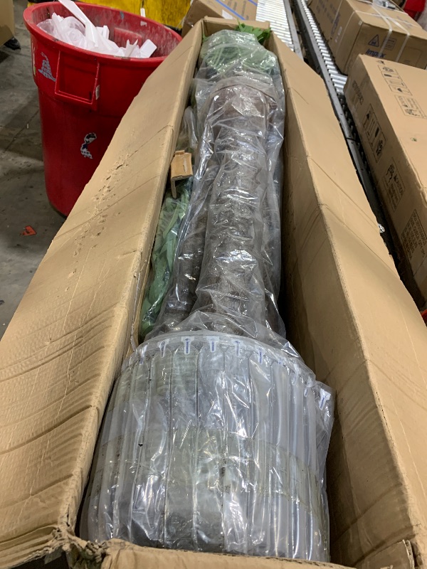 Photo 1 of Keeplush 8.5ft Tall Artificial Palm Tree for Outdoors - Triple Phoenix Palm, UV Resistant, Large Fake Silk Palm Tree - Perfect for Patio, Poolside, Home Indoor Aesthetic Decor