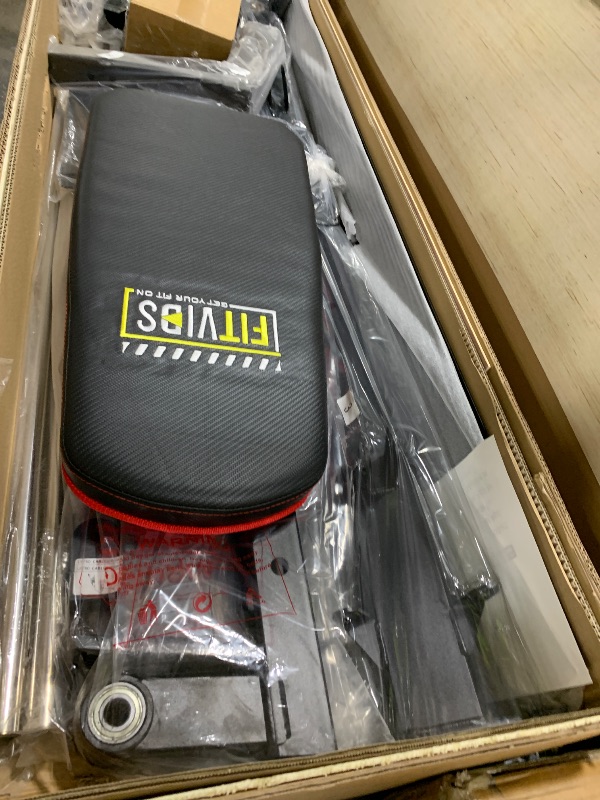 Photo 1 of Fitvids Home Gym Equipment, Multifunctional Full Body Workout Weight Machine Station with Weight Stack, All in One Exercise Equipment with Pulley System & Seated Rowing for Home Gym Strength Training (partial )