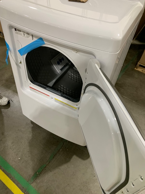 Photo 1 of Kenmore 7.0 cu. ft. Front Load Electric Dryer - with Guard to Reduce Wrinkles & Static - Smart Sensor Drying - LED - White