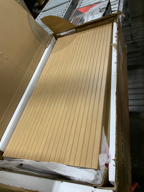 Photo 1 of Decofy 69" Tall Kitchen Pantry Storage Cabinet with Sliding Door, Modern Curved Edge Pantry Storage Cabinet with 5 Shelves, Cupboard for the Kitchen, Dining Room, Bedroom, Living Room, Office (tan)