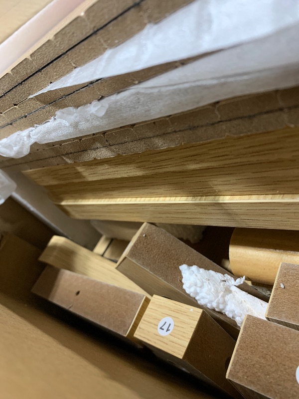 Photo 1 of Decofy 69" Tall Kitchen Pantry Storage Cabinet with Sliding Door, Modern Curved Edge Pantry Storage Cabinet with 5 Shelves, Cupboard for the Kitchen, Dining Room, Bedroom, Living Room, Office (tan)