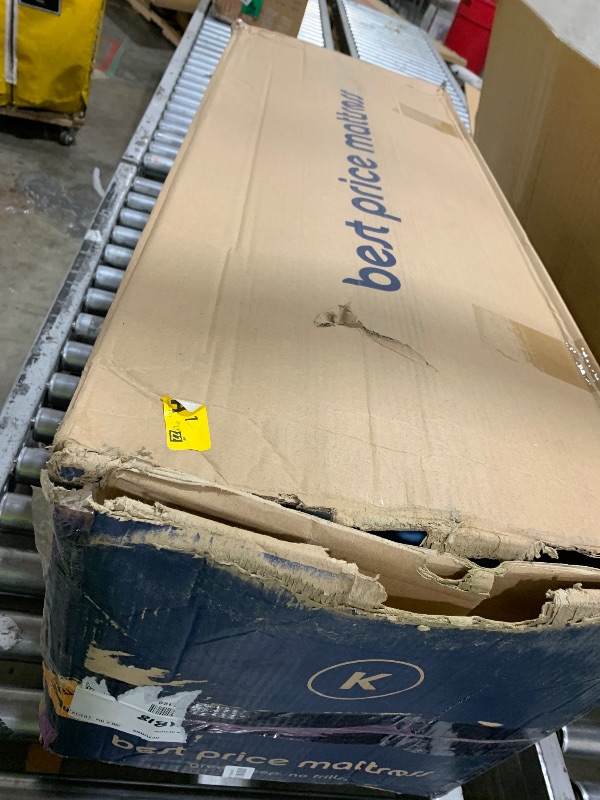 Photo 1 of Best Price Mattress 10 Inch Hybrid Mattress, Tight Top, Supportive Foam, Pocketed Coils, Certified Safe Foams & Fabric, Mattress in a Box, King