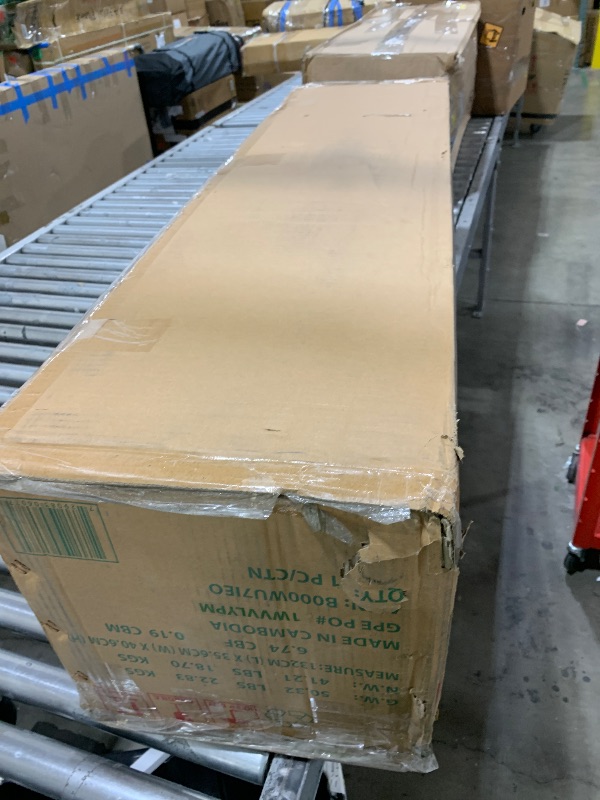 Photo 1 of National Tree Co. Dunhill Fir Hinged 7 1/2 Foot Pre-Lit Fir Christmas Tree