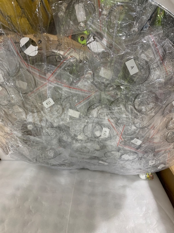 Photo 1 of WECHAET Modern Crystal Staircase Chandelier, Foyer Large Chandeliers for High Ceilings Entryway Hallway Entrance Living Room, Foyer Lighting Fixtures, D31.5'' x H94.5''