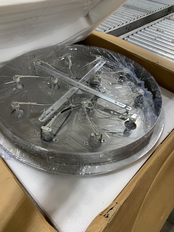 Photo 1 of WECHAET Modern Crystal Staircase Chandelier, Foyer Large Chandeliers for High Ceilings Entryway Hallway Entrance Living Room, Foyer Lighting Fixtures, D31.5'' x H94.5''