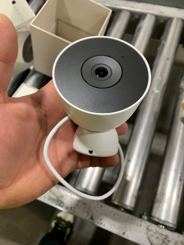 Photo 1 of Google Nest Cam Outdoor (Wired, 2nd Gen) - Security Camera with 2K Video and Gemini, Night Vision, 2-Way Audio - Works with Google Home - 2025 Model - Snow