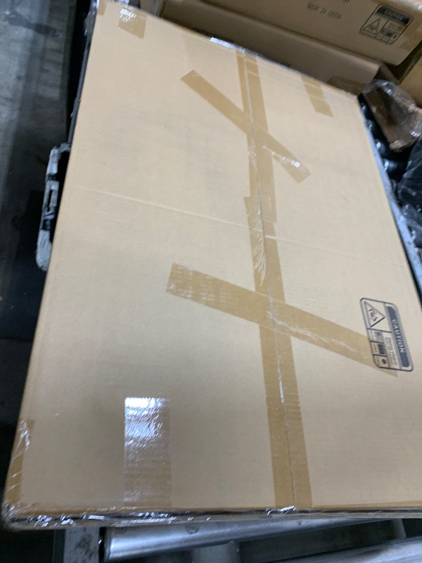 Photo 1 of Natwind Large Printer Stand, 24''x20''x29'' Printer Table with Adjustable Storage Shelf, 3 Tier Rolling Cart with Wheels, Multifunctional Home Office Shelves for Heat Press, 3D Printer (White)