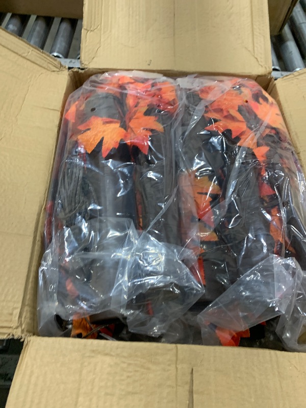 Photo 1 of Zcdl Lamp Fall Tree with Lights, 2 Pack 6FT Lighted Maple Tree, Prelit Artificial Tree Thanksgivng Decor, Dimmable Autumn Tree Lights, Lighted Fall Tree for Home Decor Harvest Halloween Decorations