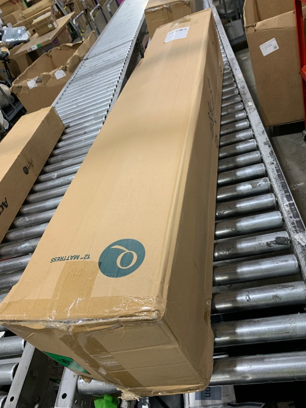 Photo 1 of Zinus 12 Inch Queen Green Tea Memory Foam Mattress [New Version], Fiberglass Free, Medium Firm Feel, Zoned Pressure Relief, Certified Safe Foams & Fabric, Mattress in A Box