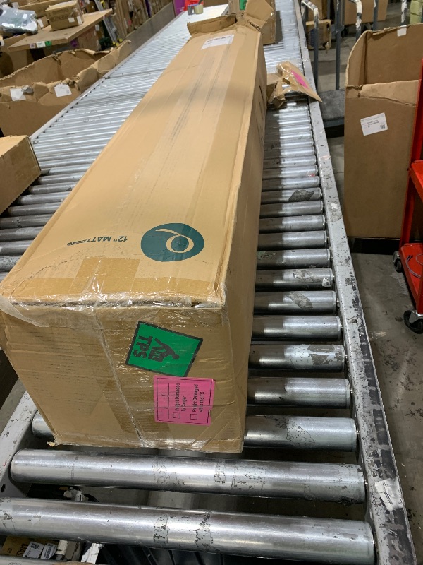 Photo 1 of Zinus 12 Inch Queen Green Tea Memory Foam Mattress [New Version], Fiberglass Free, Medium Firm Feel, Zoned Pressure Relief, Certified Safe Foams & Fabric, Mattress in A Box