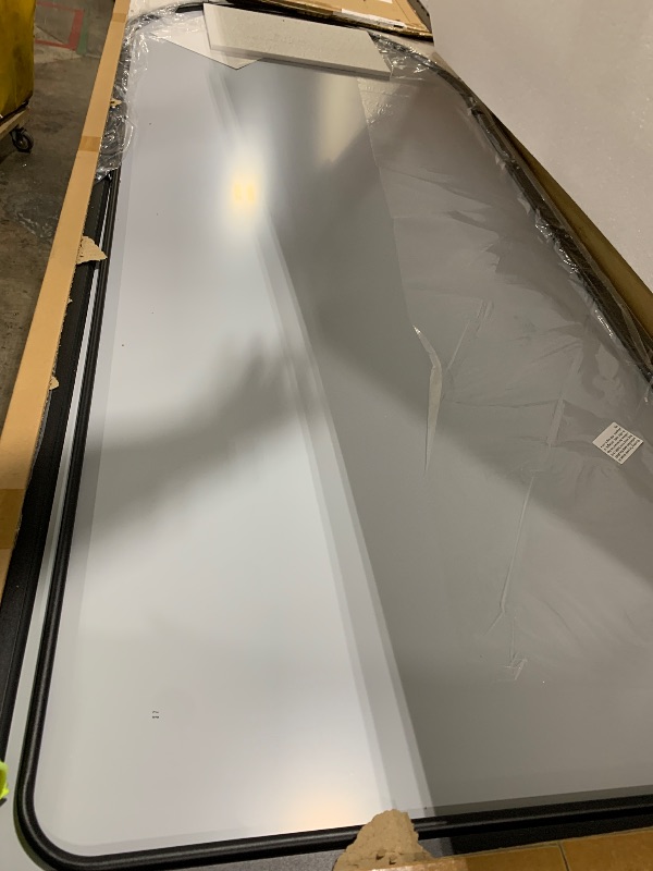 Photo 1 of Koonmi 30"x71" Arched Full Length Mirror, Black Large Floor Mirror with Aluminum Alloy Frame Standing Hanging or Leaning Wall-Mounted Full Body Mirror for Living Room and Bedroom