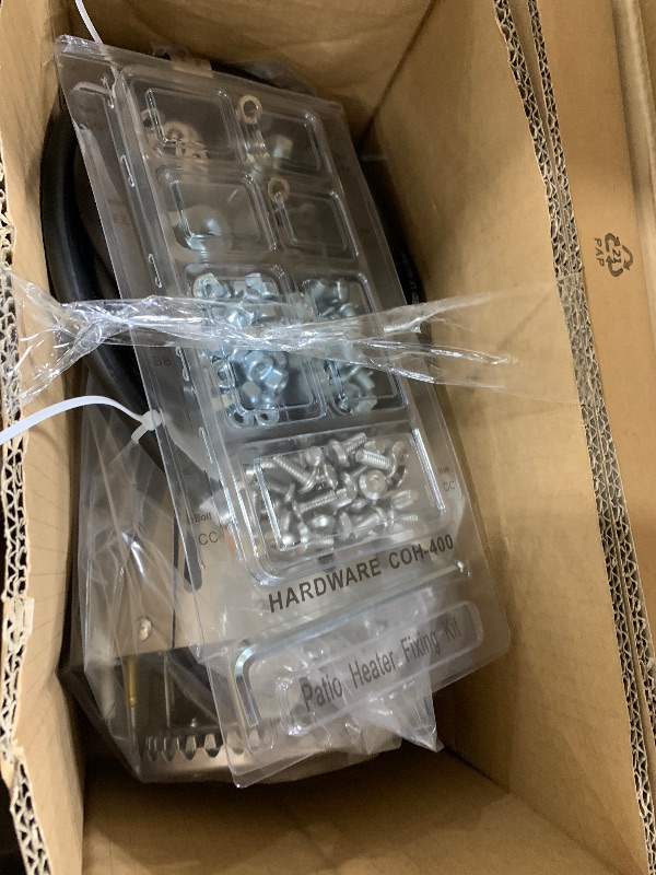 Photo 1 of Cuisinart Perfect Position Propane Patio Heater, 38,200 BTU Powerful Directional Stainless Steel Outdoor Heater with Hidden Tank and Drink Table, Swivel Arm and Reflective Heat Shield