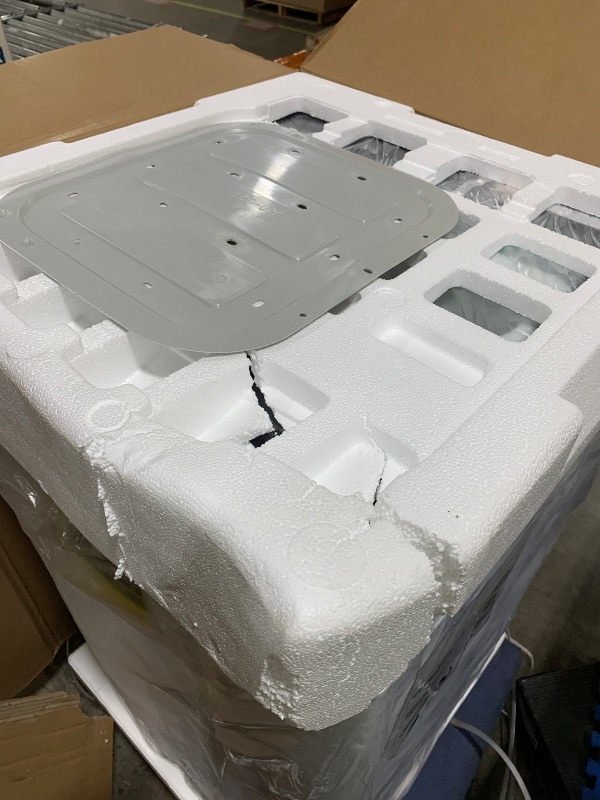 Photo 1 of BLACK+DECKER 3.0 Cu. Ft. Portable Washer, 26.5 lb. Capacity Washing Machine, 6 Cycles, Quick Connect Sink Adapter and Drain Hose Included, Transparent Lid & LED Display, BPW30MW, White