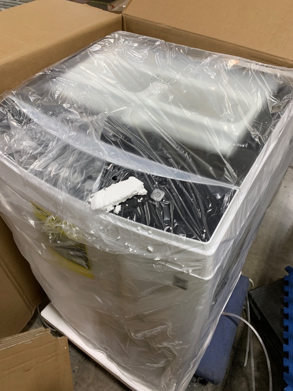 Photo 1 of BLACK+DECKER 3.0 Cu. Ft. Portable Washer, 26.5 lb. Capacity Washing Machine, 6 Cycles, Quick Connect Sink Adapter and Drain Hose Included, Transparent Lid & LED Display, BPW30MW, White