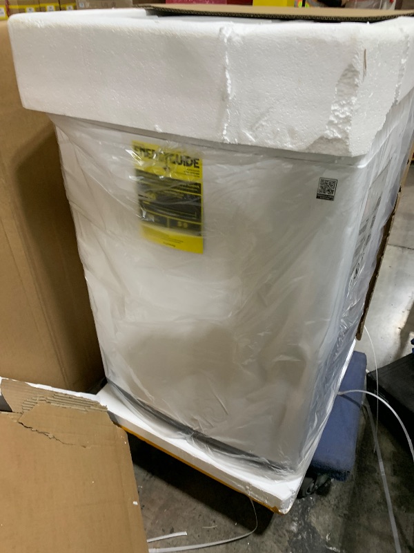 Photo 1 of BLACK+DECKER 3.0 Cu. Ft. Portable Washer, 26.5 lb. Capacity Washing Machine, 6 Cycles, Quick Connect Sink Adapter and Drain Hose Included, Transparent Lid & LED Display, BPW30MW, White