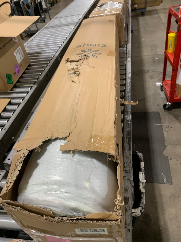 Photo 1 of Zinus 12 Inch Queen Green Tea Memory Foam Mattress [New Version], Fiberglass Free, Medium Firm Feel, Zoned Pressure Relief, Certified Safe Foams & Fabric, Mattress in A Box