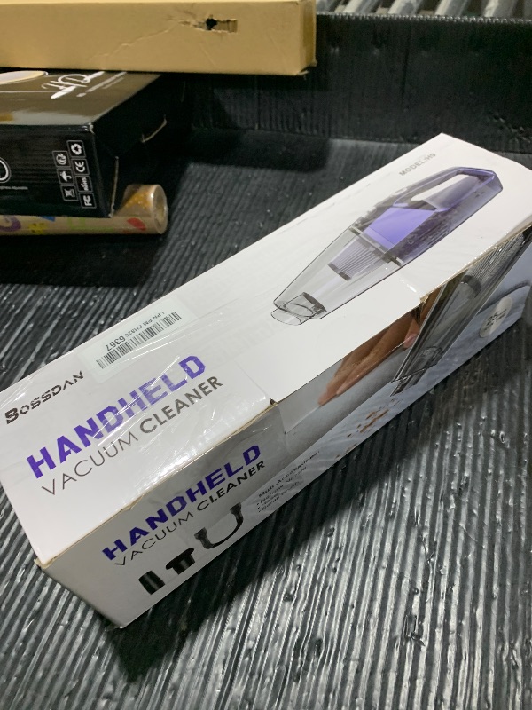 Photo 1 of Bossdan Handheld Vacuum Cordless – Car Vac Portable with 8KPA & Multi Accessories & Low Noise, Lightweight Hand Held Vacuum Cordless Rechargeable for Car/Home/Dust/Pet Hair, Mine Portable Vacuum