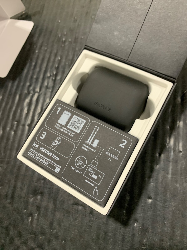 Photo 1 of Sony Inzone s Wireless Gaming Earbuds, Perfect for PlayStation® 5, for PC/PS5/Switch/Mobile, 48Hr Battery with Case, Noise Canceling, 360 Spatial Sound, 2.4GHz USB-C Dongle, WF-G700N Black