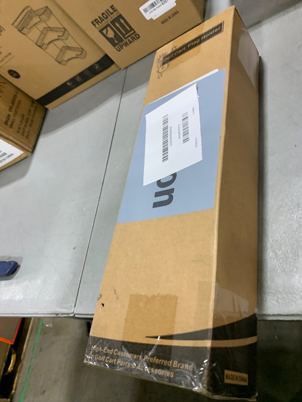 Photo 1 of 10L0L Golf Cart Flag Mount Kit - Universal 180 Degree Rotation Compatible with Yamaha, EZGO, Club Car - Includes USA Flag