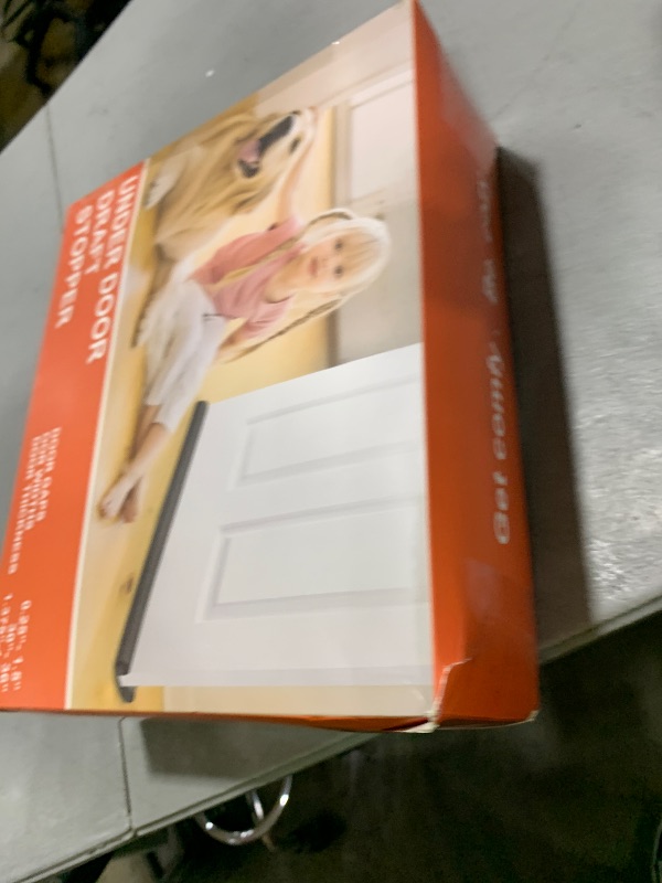 Photo 1 of (2 Pack) Under Door Draft Stopper, Under Door Blocker Size of Adjustable Size from 30" to 36", Easy Install,Gap Filler, Reduces Air Draft, Noise & Sound, Door Seal for Improved Insulation