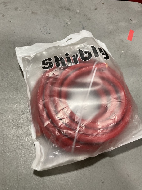 Photo 1 of Shirbly 2/0 Gauge Battery Cable, 30FT Red 2/0 AWG Pure Copper Wire Welding Cable, for Automotive, Battery, Solar and Generator, Standard USA OFC Wire