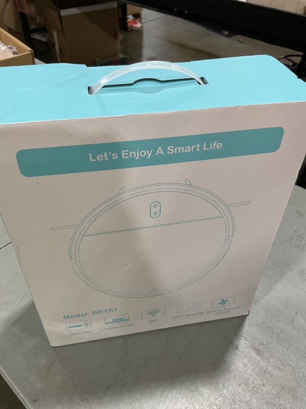 Photo 1 of ZCWA Robot Vacuum and Mop Combo,2.4GHz WiFi Link Vacuum Robot,4 Cleaning Mode Robotic Vacuums Cleaner,APP/Remote Aspiradora Robot,Self-Charging Robot Vacuum for Pet Hair,Stains,Carpets,Corner