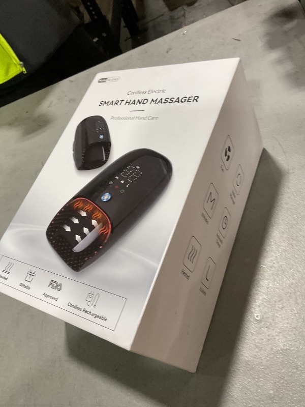 Photo 1 of Hand Massager with Kneading Rollers,6 Modes and 2 Heating Options for Hot and Cold Therapy Hand and Wrist Massager for Arthritis Carpal Tunnel Relief,Cordless Hand Massager with Heat and Compression