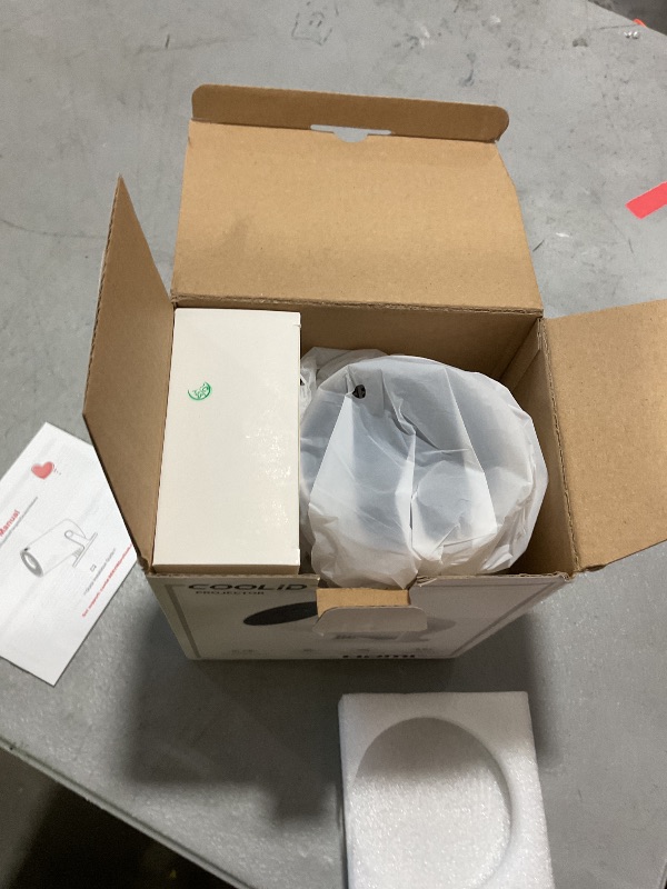 Photo 1 of [Built-in Apps & 2026 Upgraded] Mini Projector Support 4K 1080P Auto Keystone 180° Rotatable with WiFi 6 and Bluetooth 5.4, Projector Portable Compatibile with HDMI/TV Stick/Memory Stick/Laptop-White