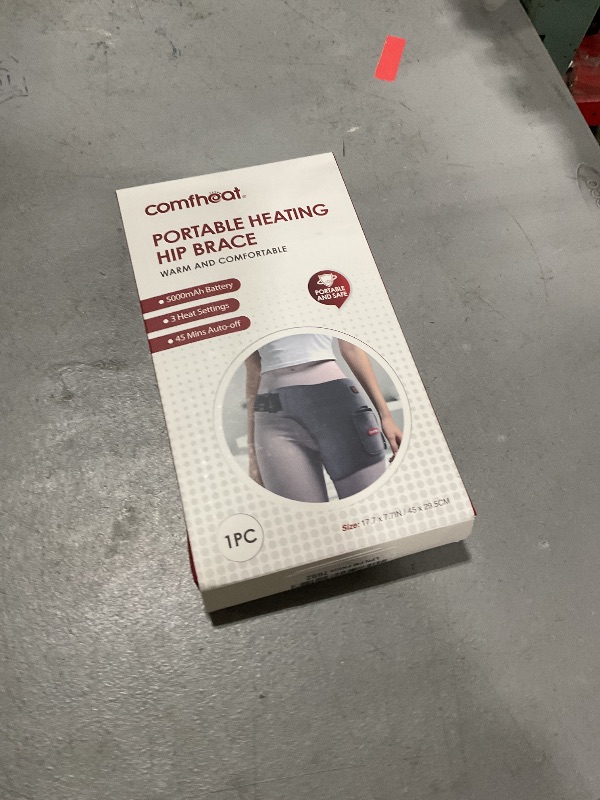 Photo 1 of Cordless Hip Heating Pad for Hip & Sciatica Pain Relief 5000mAh Battery Powered Heated Hip Brace for Women, Men Recovery Electric Hip Heat Pad Wrap, Up to 52" Waist Size