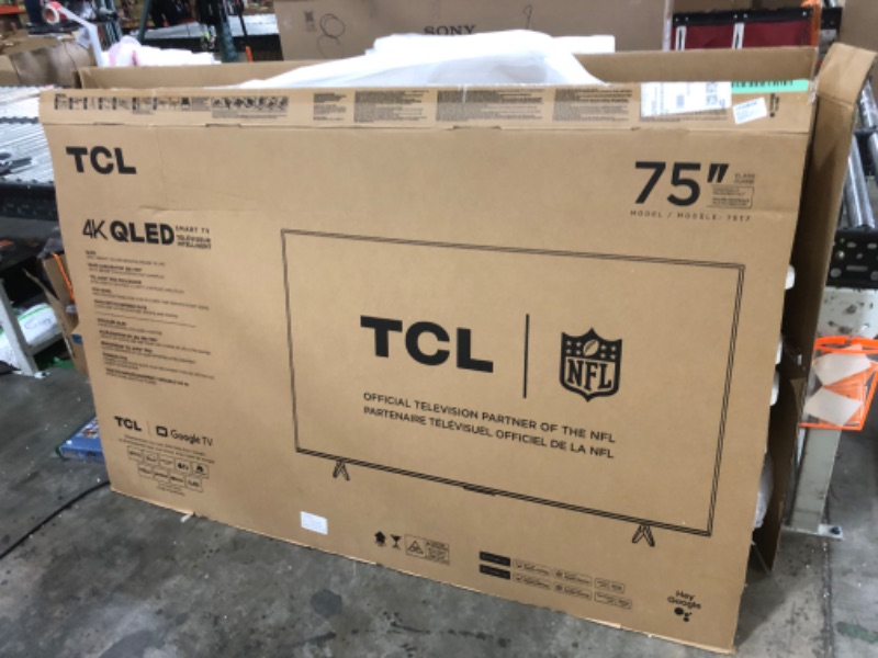 Photo 1 of TCL 75 Inch Class T7 Series | 4K QLED HDR | 75T7, 2025 Model | 120HZ-144HZ High Brightness Smart Google TV Dolby Atmos Audio | Voice Remote Alexa Gaming Streaming Television